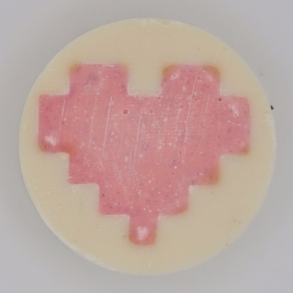 All-natural artisan Menage a Trois heart Soap - Picture 8 of 10